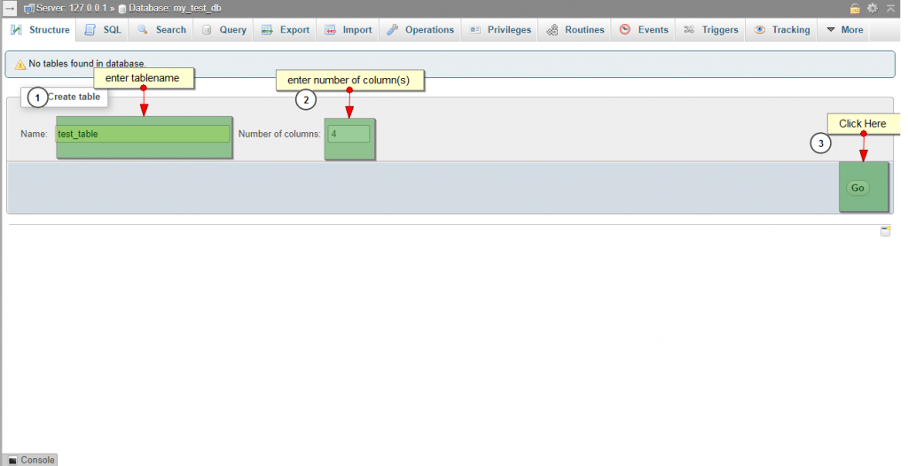 How to Create Database and Tables in Phpmyadmin – SOUTECH Ventures