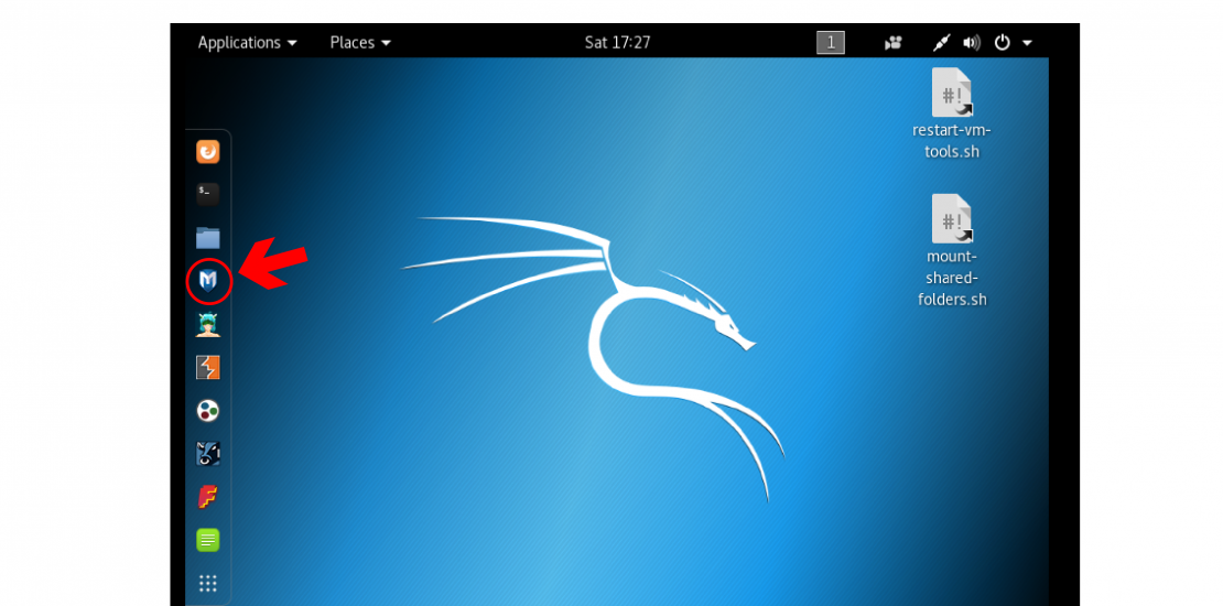 Kali Linux Desktop