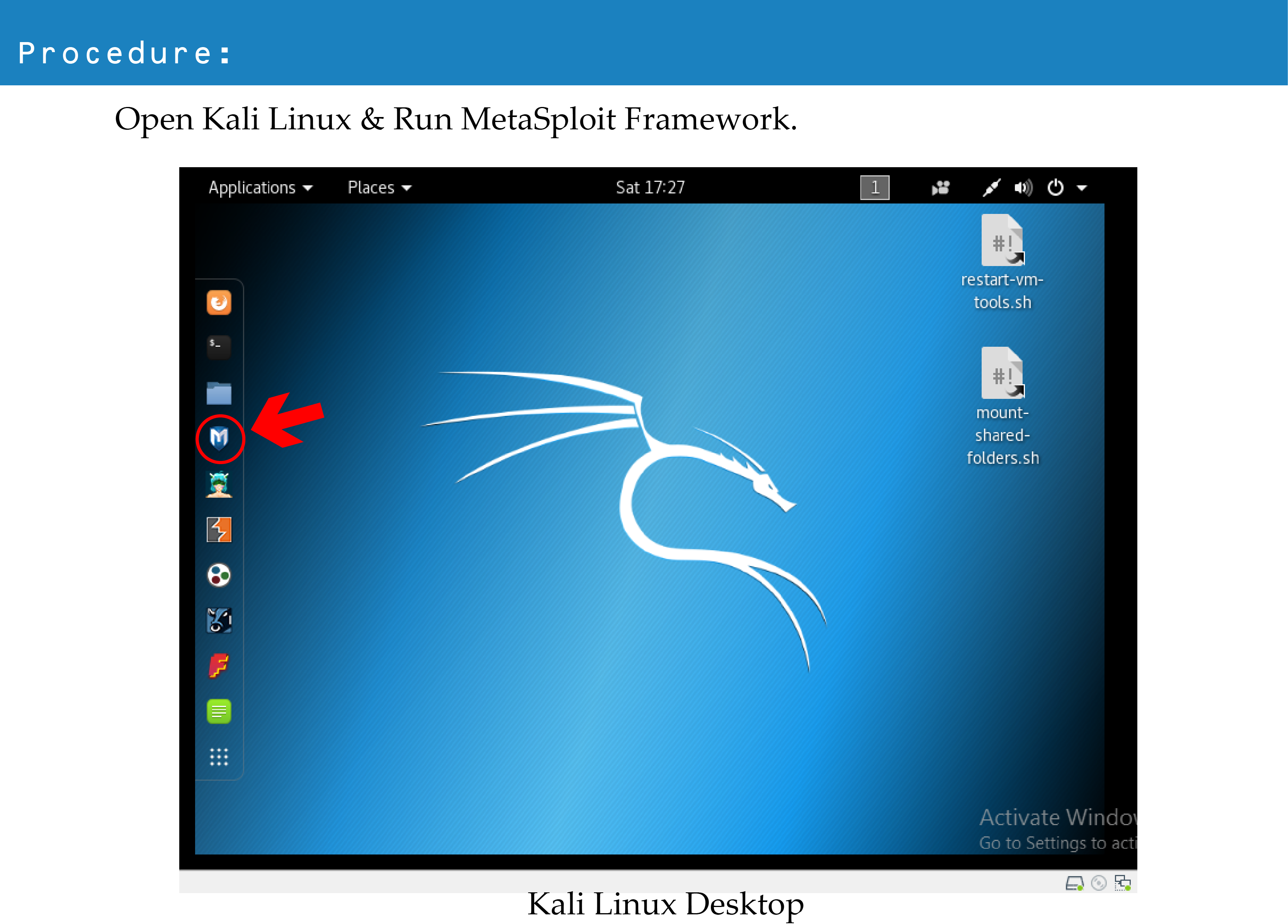 Kali Linux Desktop